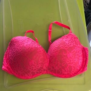 Victoria secret push up bra ! Hot Pink lace